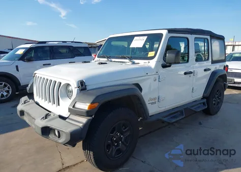 2018 Jeep Wrangler Unlimited Sport из США, поврежденный, VIN 1C4HJXDN1JW329528
